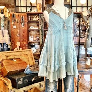 Flowy, asymmetrical Layered Dress